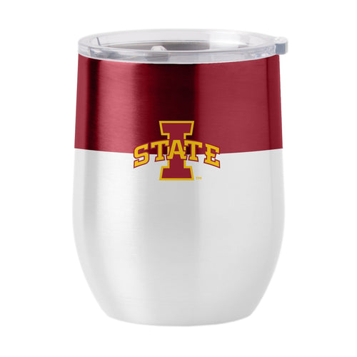 Product Image for Iowas State 16 oz. Colorblock Stainless Curved Beverage Tumbler