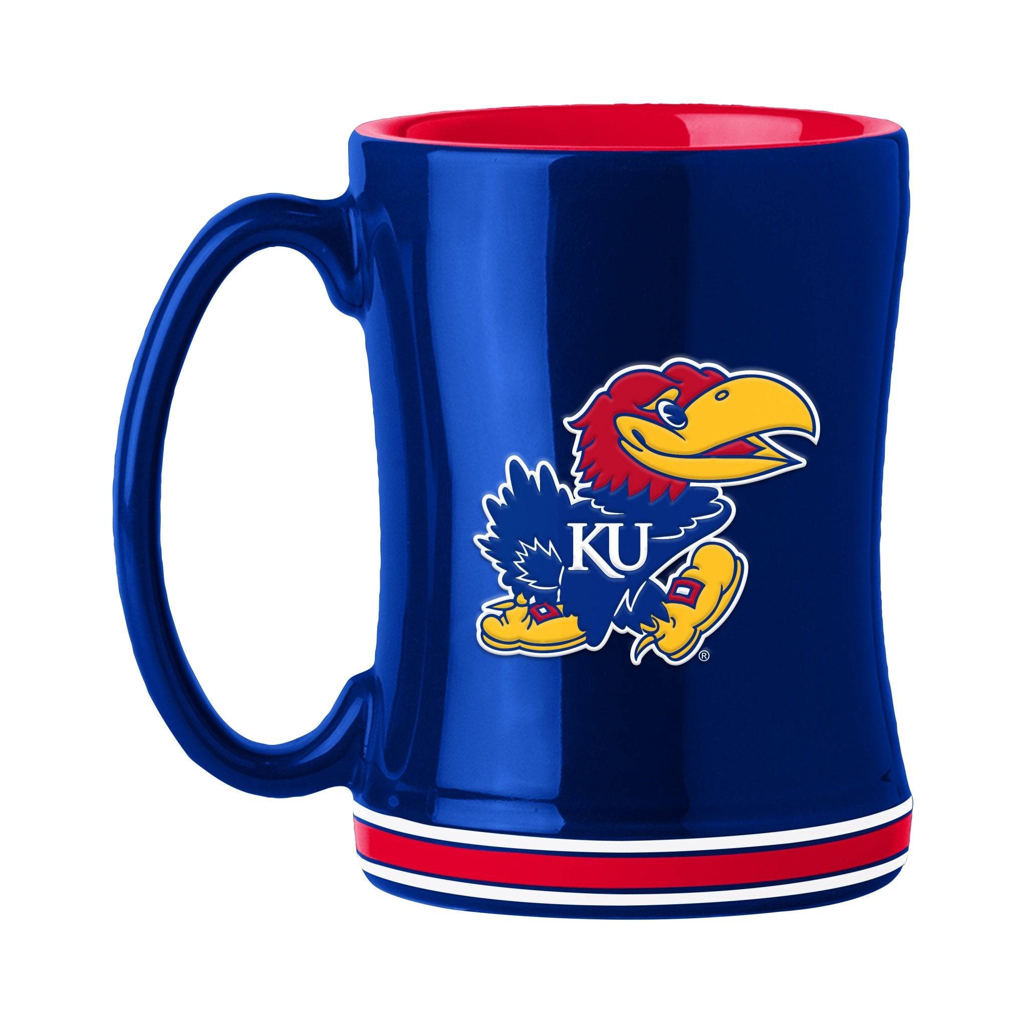 Kansas 14oz Relief Mug - Logo Brands