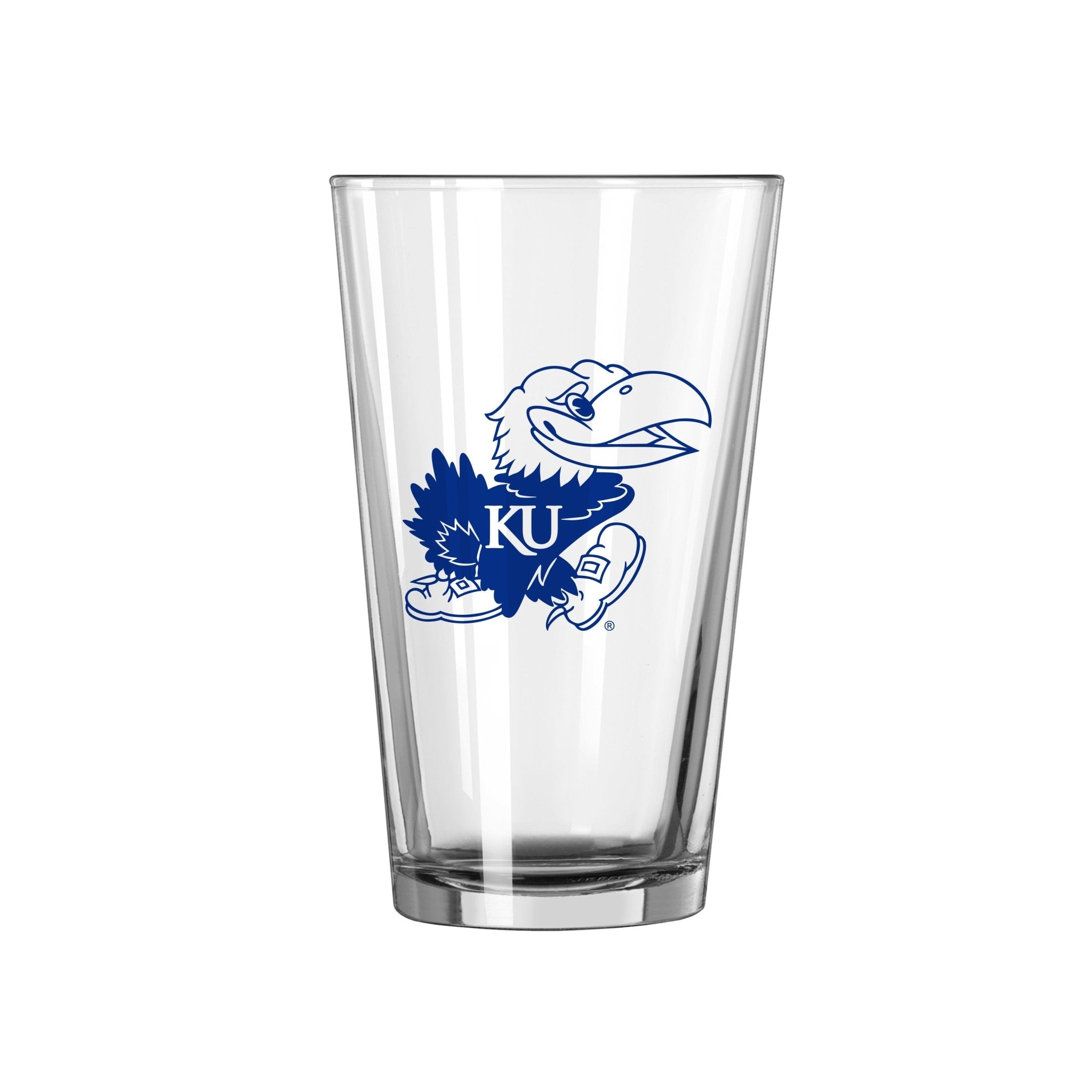 Kansas 16oz Gameday Pint Glass - Logo Brands,Kansas 16oz Gameday Pint Glass - Logo Brands