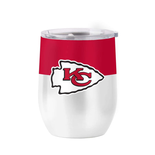 Product Image for Kansas City Chiefs 16 oz. Colorblock Stainless Curved Beverage Tumbler