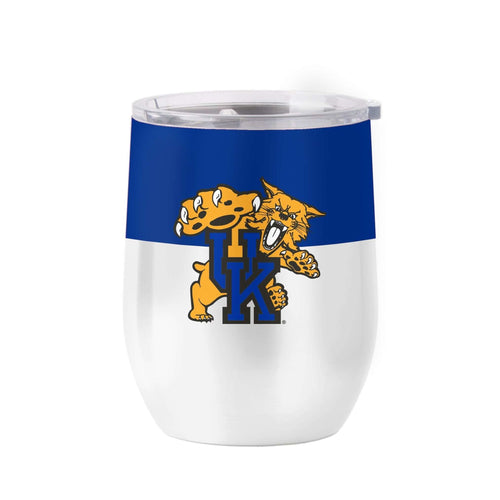 Product Image for Kentucky 16 oz. Colorblock Stainless Curved Beverage Tumbler