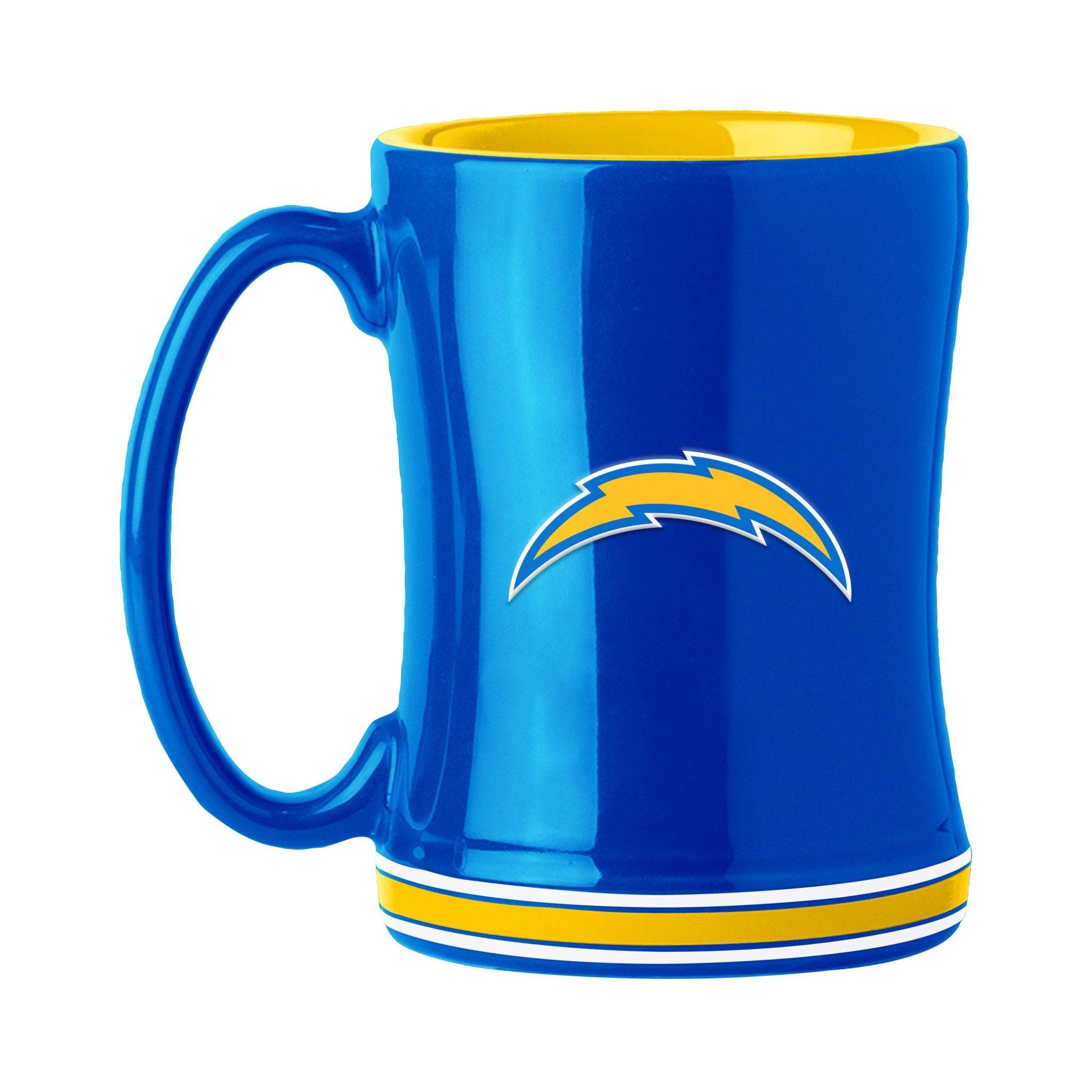 LA Chargers 14oz Relief Mug - Logo Brands