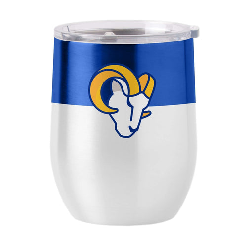 Product Image for Los Angeles Rams 16 oz. Colorblock Stainless Curved Beverage Tumbler