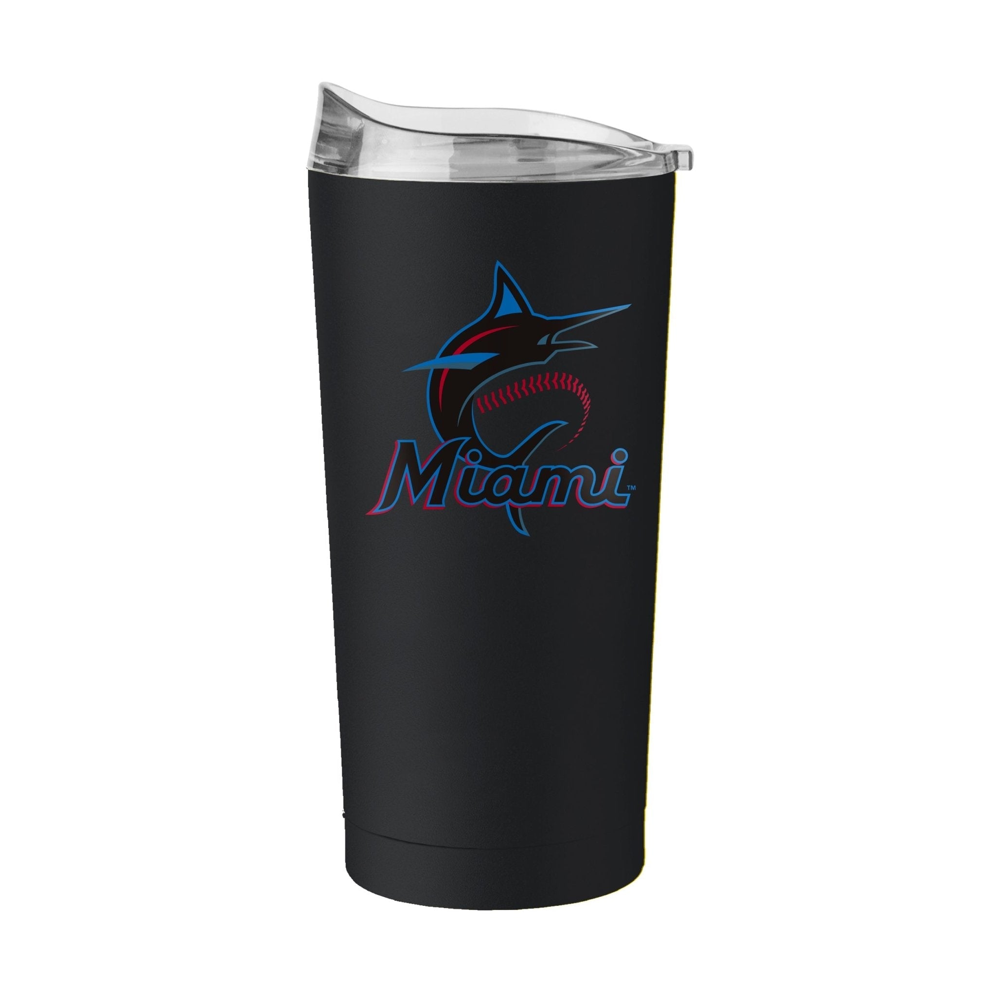 Miami Marlins 20oz Flipside Powder Coat Tumbler - Logo Brands