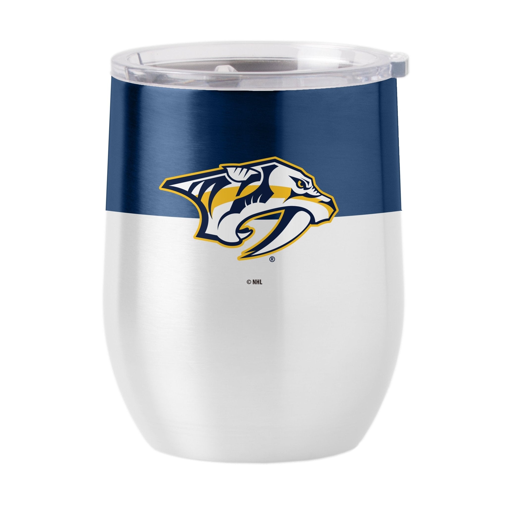 Nashville Predators 16oz Colorblock Stainless Curved Beverage - Logo Brands