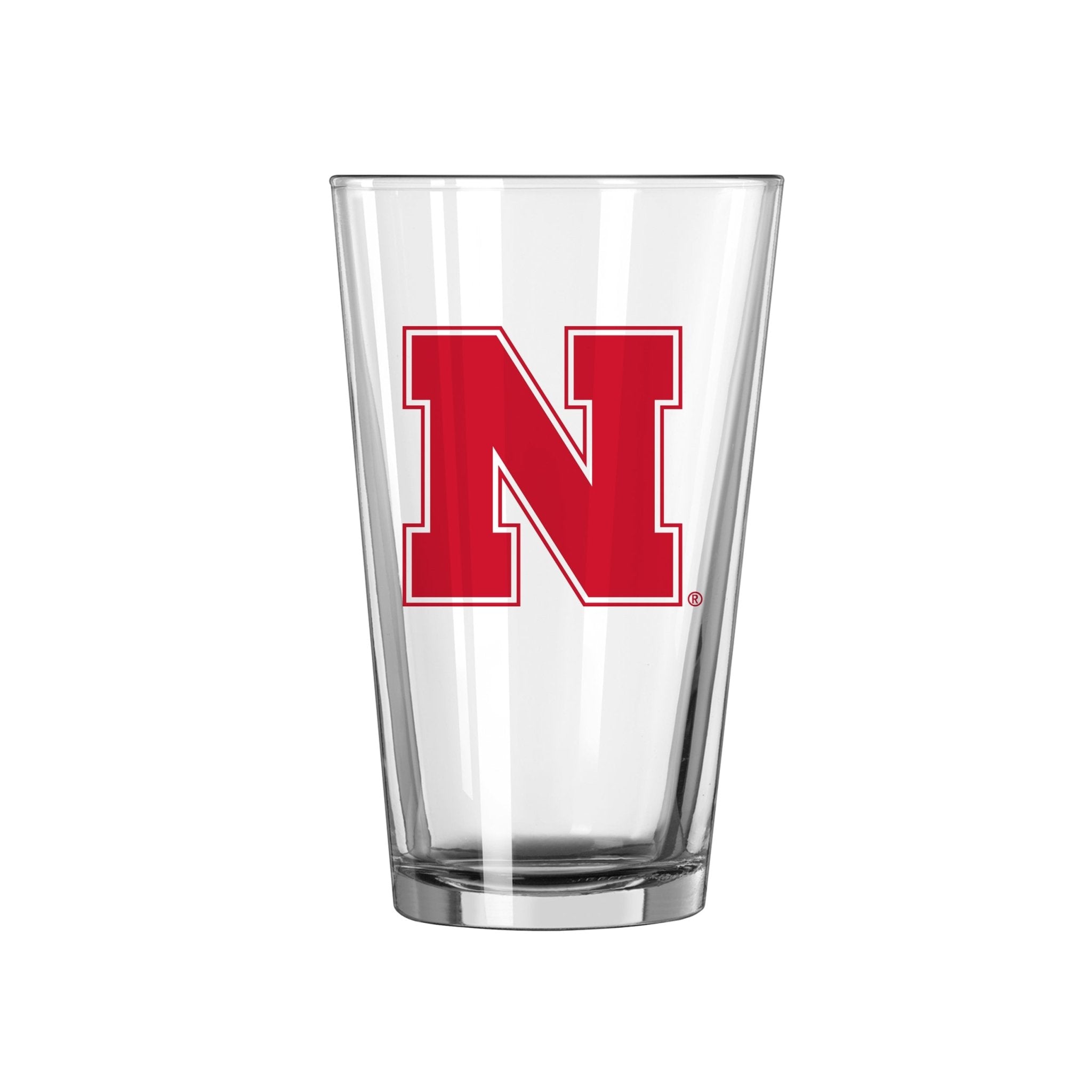 Nebraska 16oz Gameday Pint Glass - Logo Brands,Nebraska 16oz Gameday Pint Glass - Logo Brands