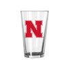 Nebraska 16oz Gameday Pint Glass - Logo Brands,Nebraska 16oz Gameday Pint Glass - Logo Brands
