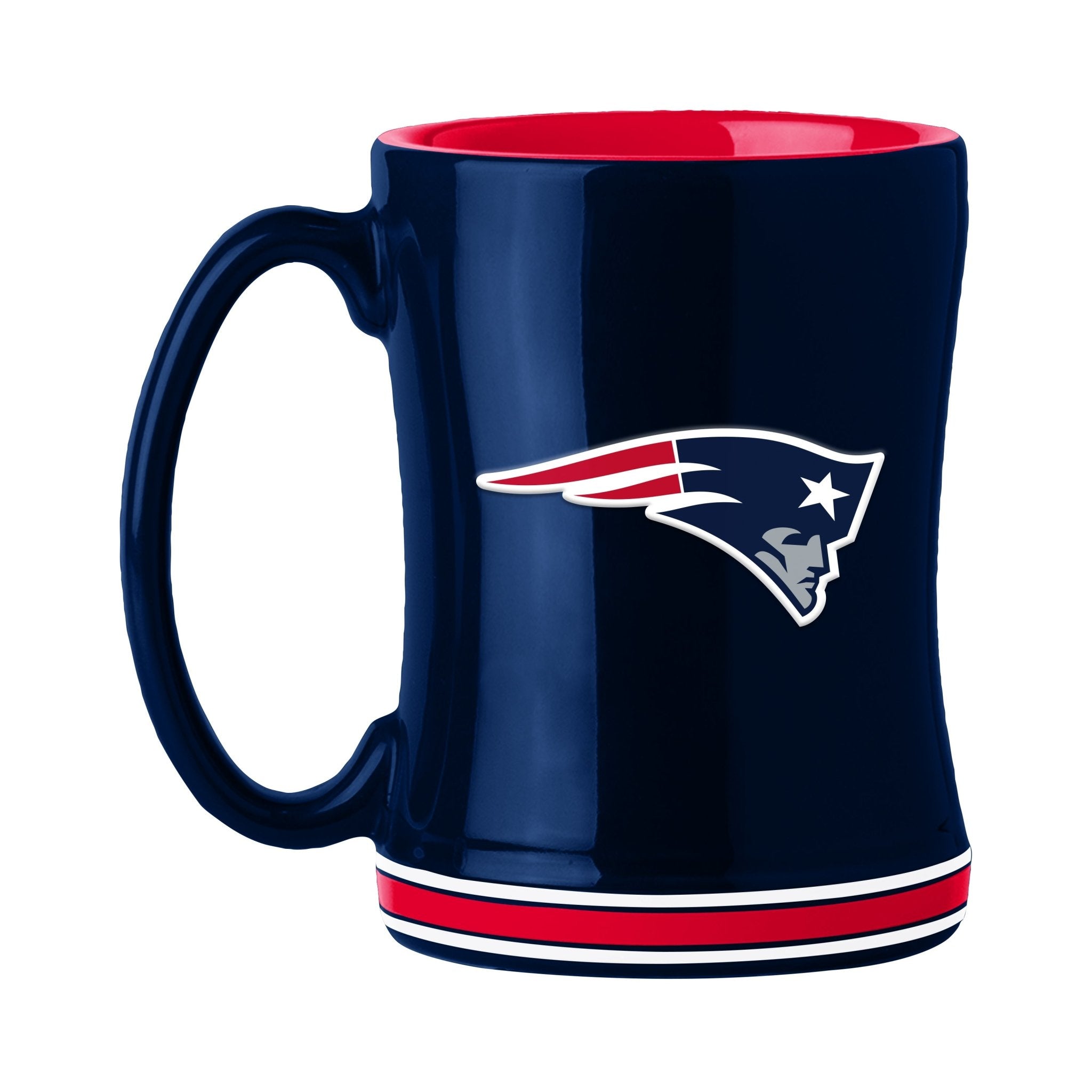 New England Patriots 14oz Relief Mug - Logo Brands