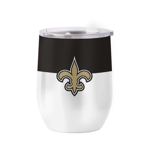 Product Image for New Orleans Saints 16 oz. Colorblock Stainless Curved Beverage Tumbler