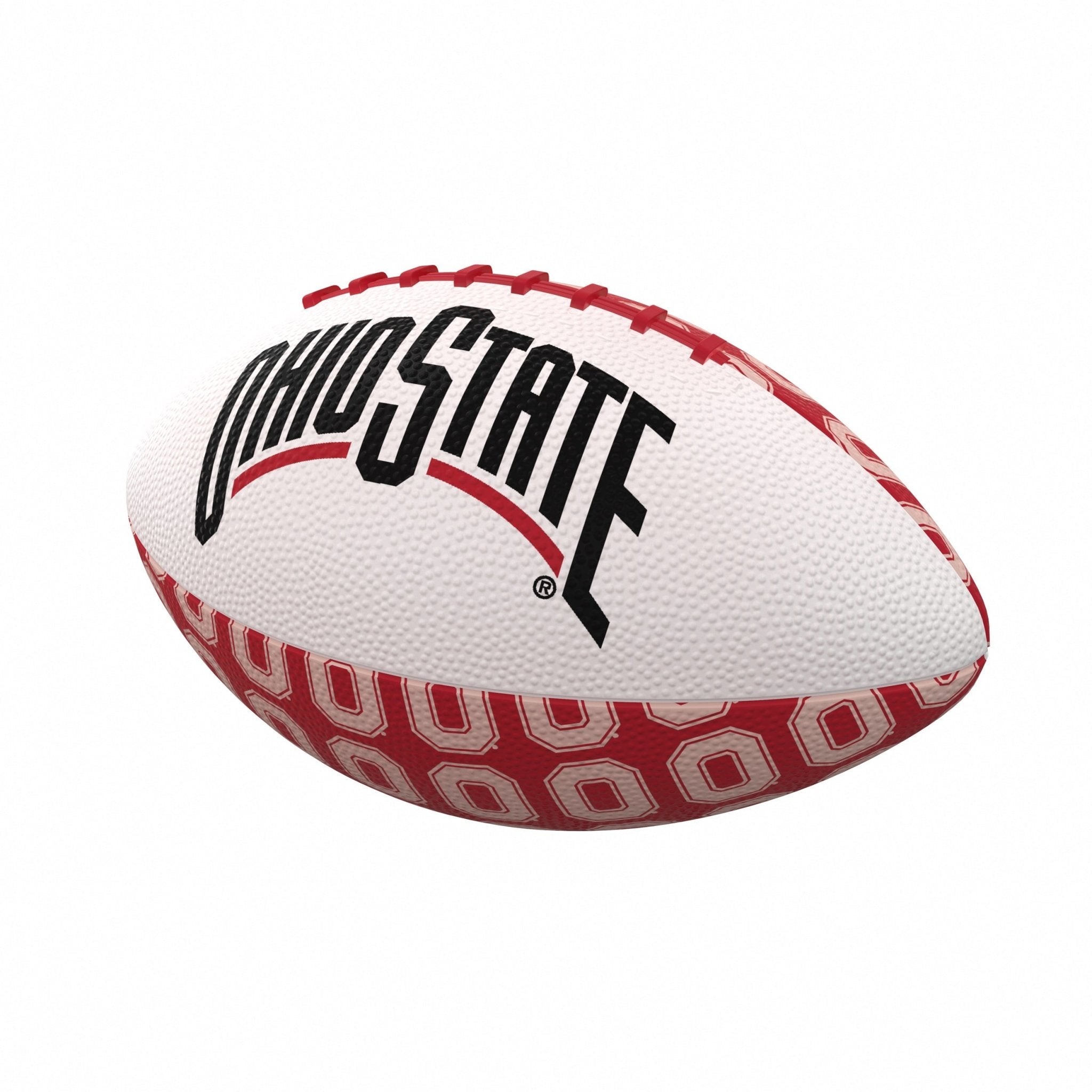 Ohio State Repeating Mini-Size Rubber Football - Logo Brands