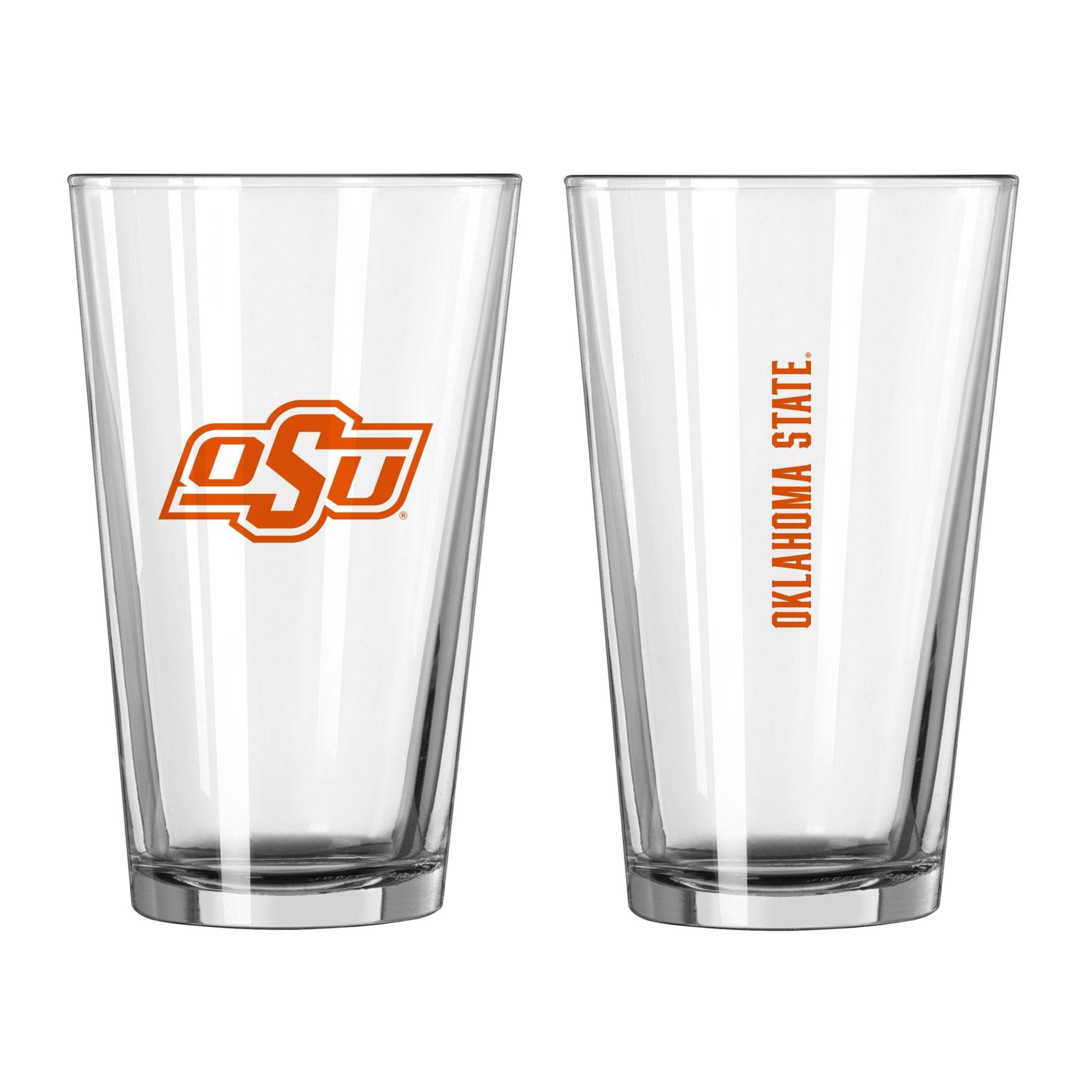 Oklahoma State 16oz Gameday Pint Glass - Logo Brands,Oklahoma State 16oz Gameday Pint Glass - Logo Brands