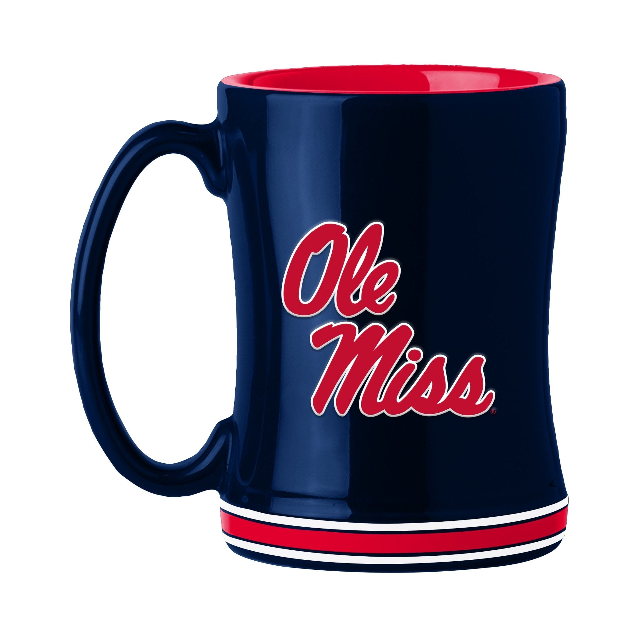 Ole Miss 14oz Relief Mug - Logo Brands