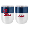 Ole Miss 16oz Colorblock Stainless Curved Beverage - Logo Brands