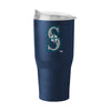 Seattle Mariners 30oz Flipside Powder Coat Tumbler - Logo Brands