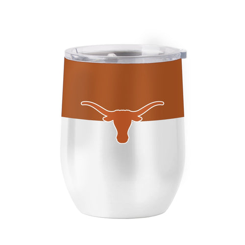 Product Image for Texas 16 oz. Colorblock Stainless Curved Beverage Tumbler