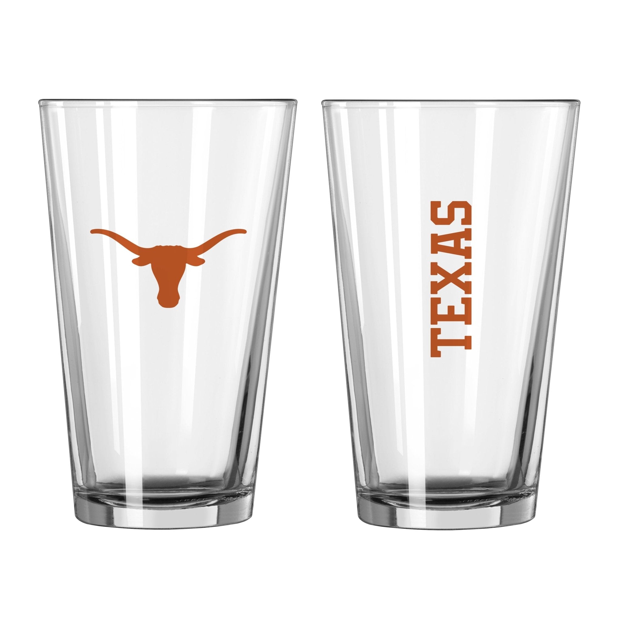 Texas 16oz Gameday Pint Glass - Logo Brands,Texas 16oz Gameday Pint Glass - Logo Brands